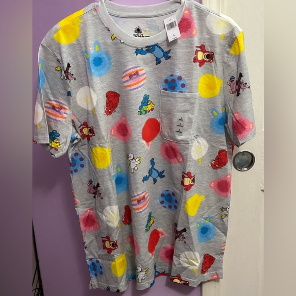 Disney Pixar Other - Disney Pixar all over print tee